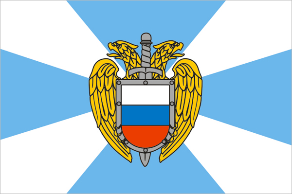 Флаг ФСО (15х22 см)