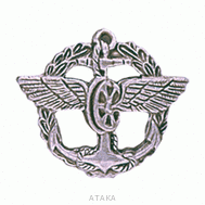 Эмблема петличная Служба военных сообщений (полевой)